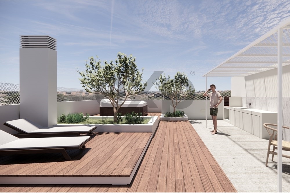 New Luxury 2-Bedroom Apartment with private Rooftop - Olhão