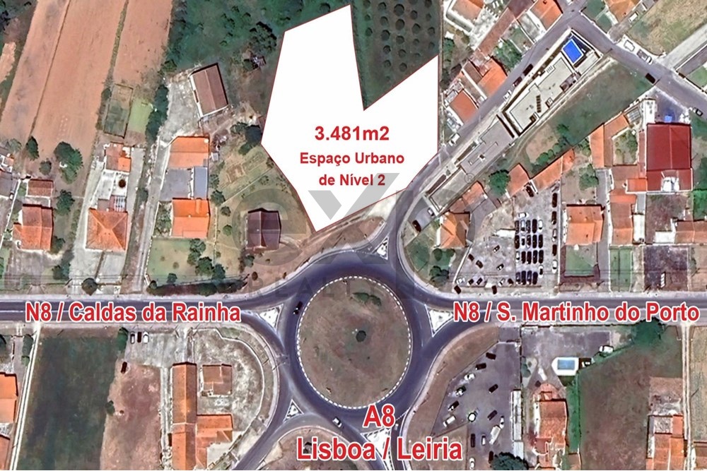 Terreno 3.481m2, para Construção de Habitação, ou zona Comercial, até 1.560m2