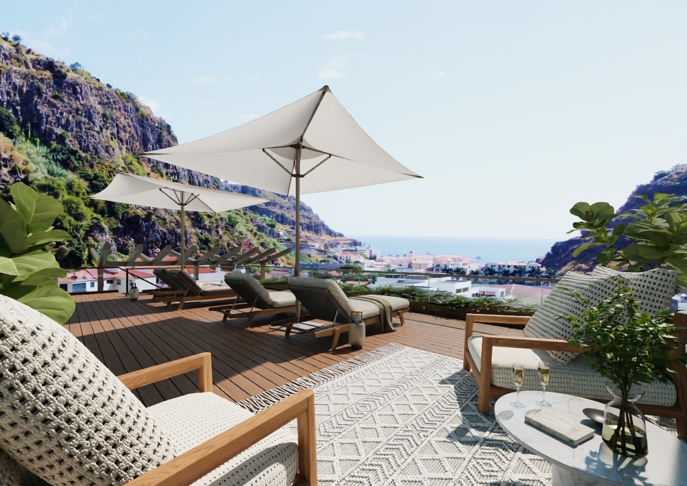 Apartamento T1 - Vista Praia-Mar e Caís da Ponta de Sol