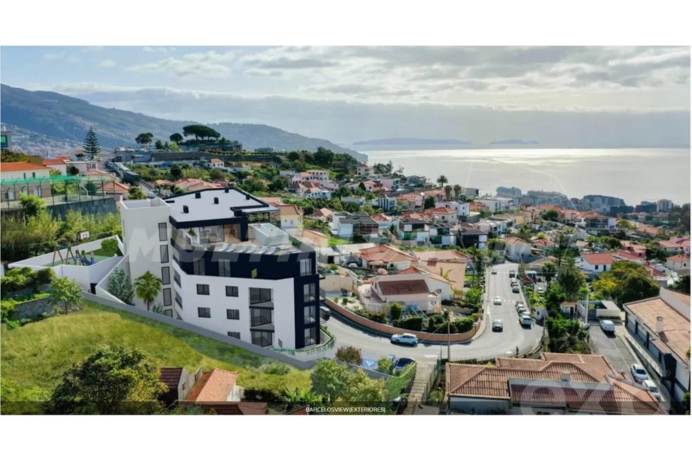 Apartamento T1 com rooftop lounge com piscina e vista magnífica mar