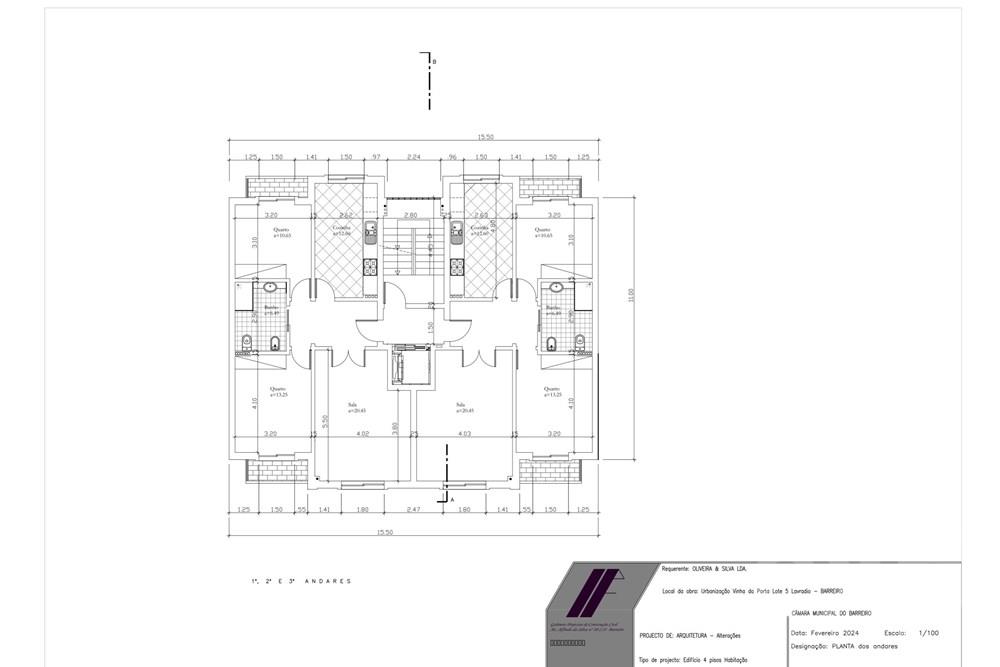 3 Apartamentos centro Lavradio