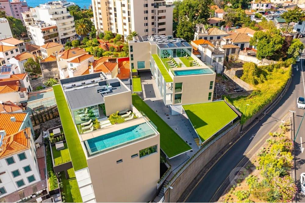 Apartamento de Luxo com 1 quarto com vista baia e cidade do Funchal