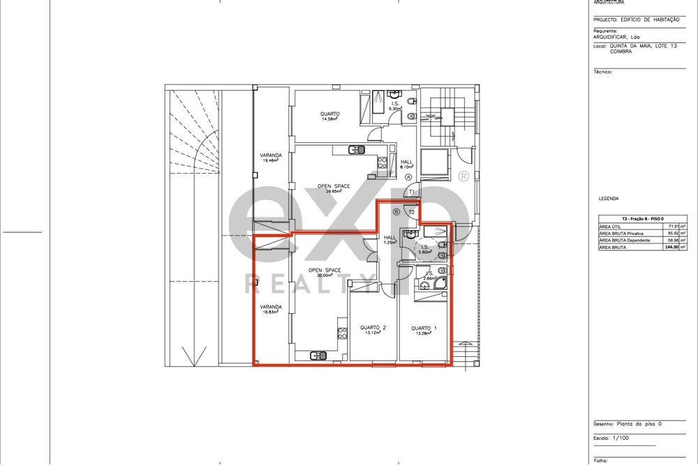 Apartamento NOVO T2 na Solum